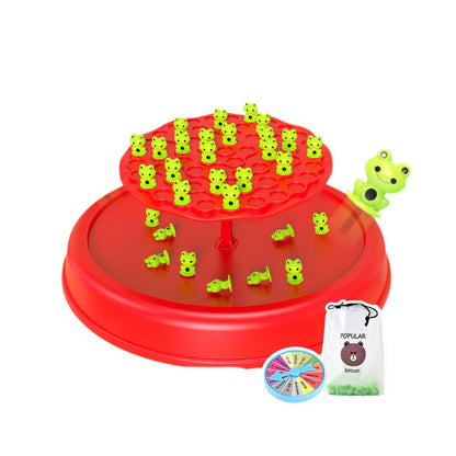 Cartoon Frog Balance Tree Children's Educational Interactive Board Game