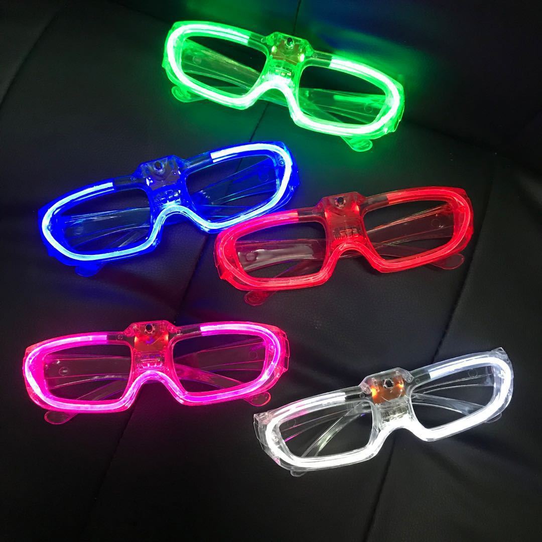 Bar Party Concert LED Light-Up Glasses Fluorescent Props