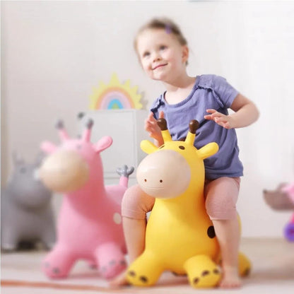 Non-Toxic Rubber Children's Inflatable Bouncing Horse Toy