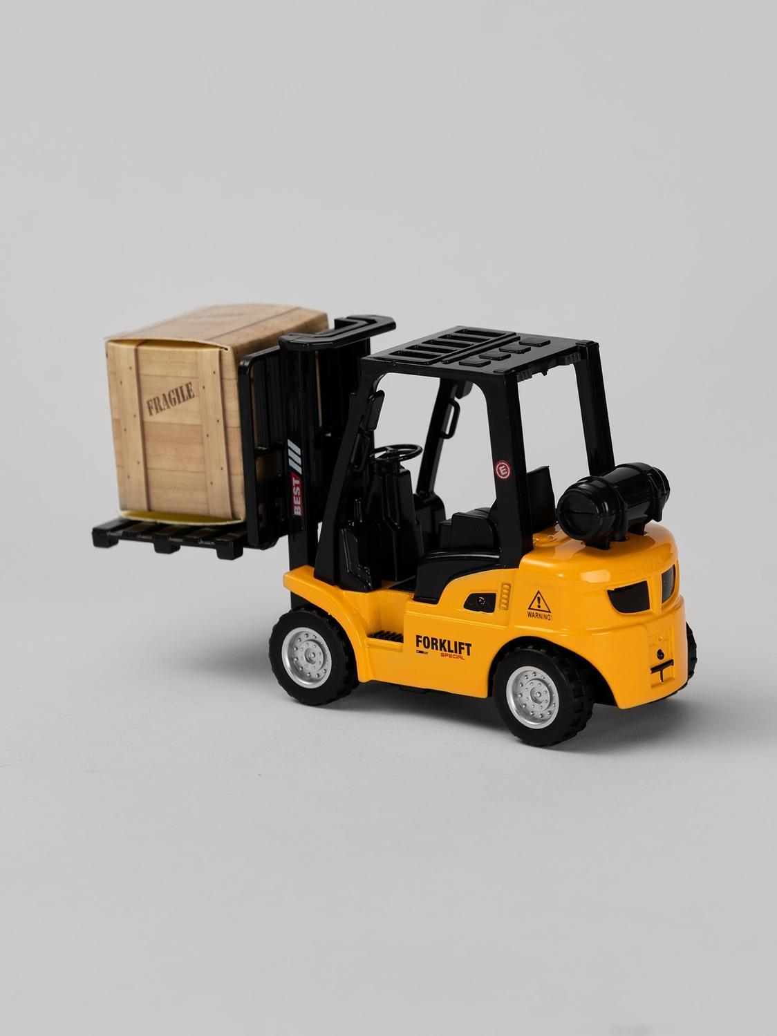 Creative puzzle forklift model toy