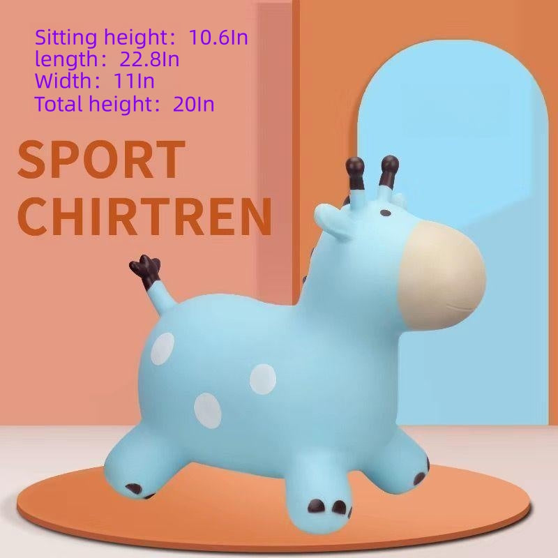 Non-Toxic Rubber Children's Inflatable Bouncing Horse Toy