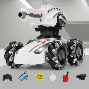 Gesture-Sensing Remote Control Mech Tank that Can Launch Water Bombs and is Equipped with 4WD for Off-Road