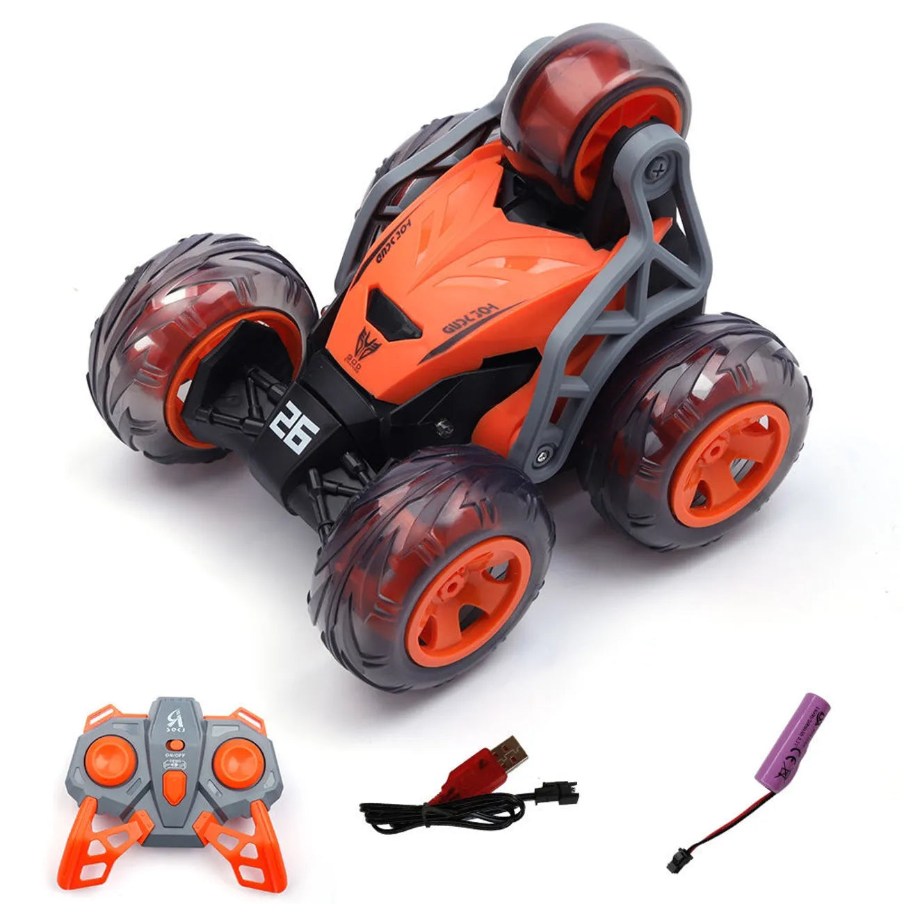 Drift Car Rolling Stunt 4WD Off-Road Children's Toy Car