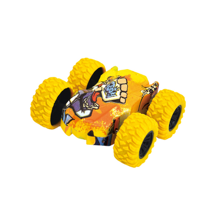 Climbing & tipping inertia four-wheel drive off-road graffiti wild toy car model