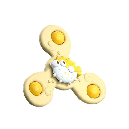 Toy baby fun toy with finger suction gyro