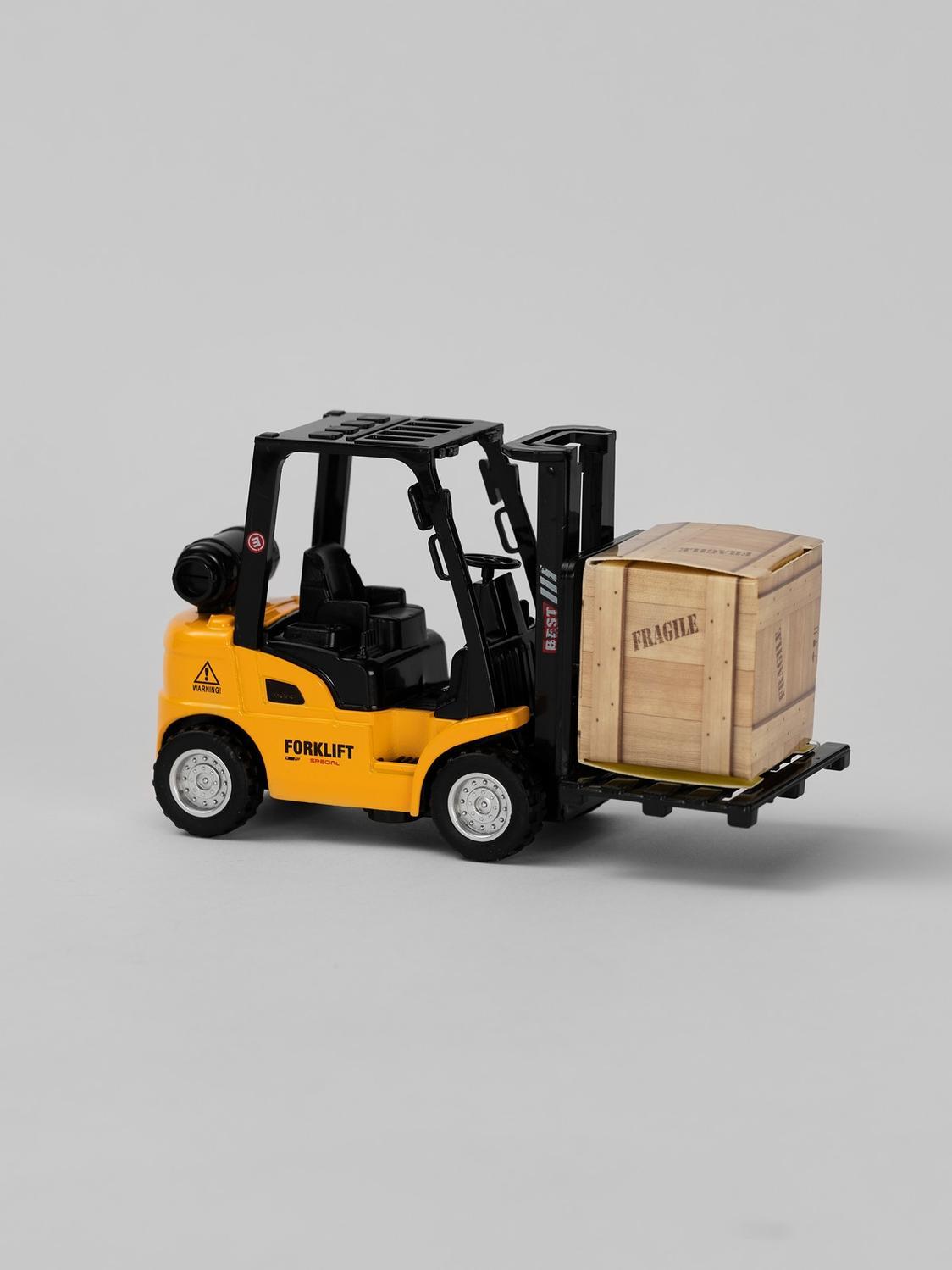 Creative puzzle forklift model toy