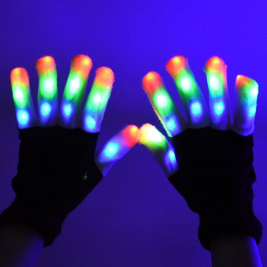 LED light-up novelty gloves