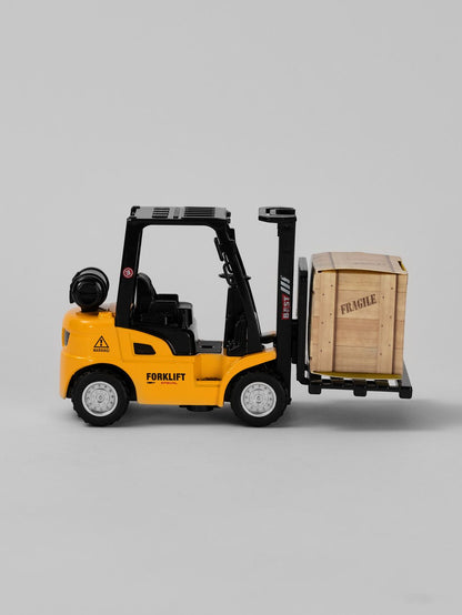 Creative puzzle forklift model toy