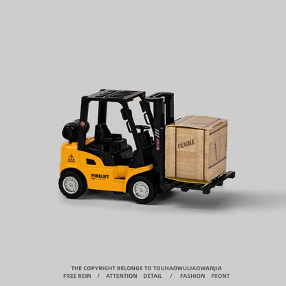 Creative puzzle forklift model toy