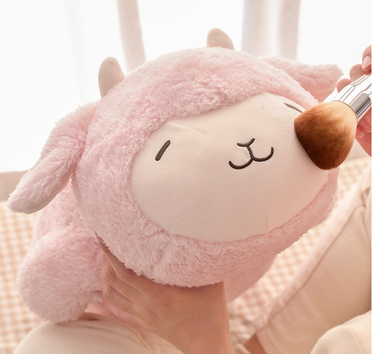 Little Lamb Plush Toy Sleep Companion Pillow Soothing Stuffed Animal