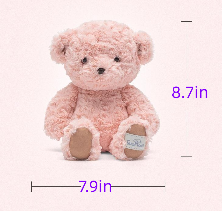 Little Bear Plush Toy Sleep Companion Baby Soothing Stuffed Animal Bed Plush Doll