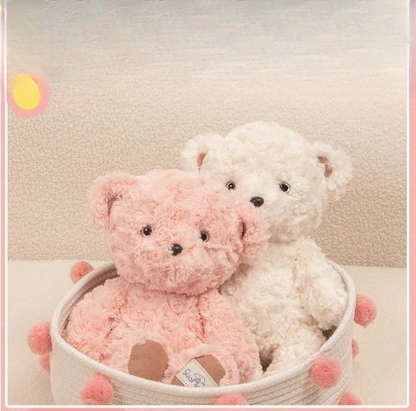 Little Bear Plush Toy Sleep Companion Baby Soothing Stuffed Animal Bed Plush Doll