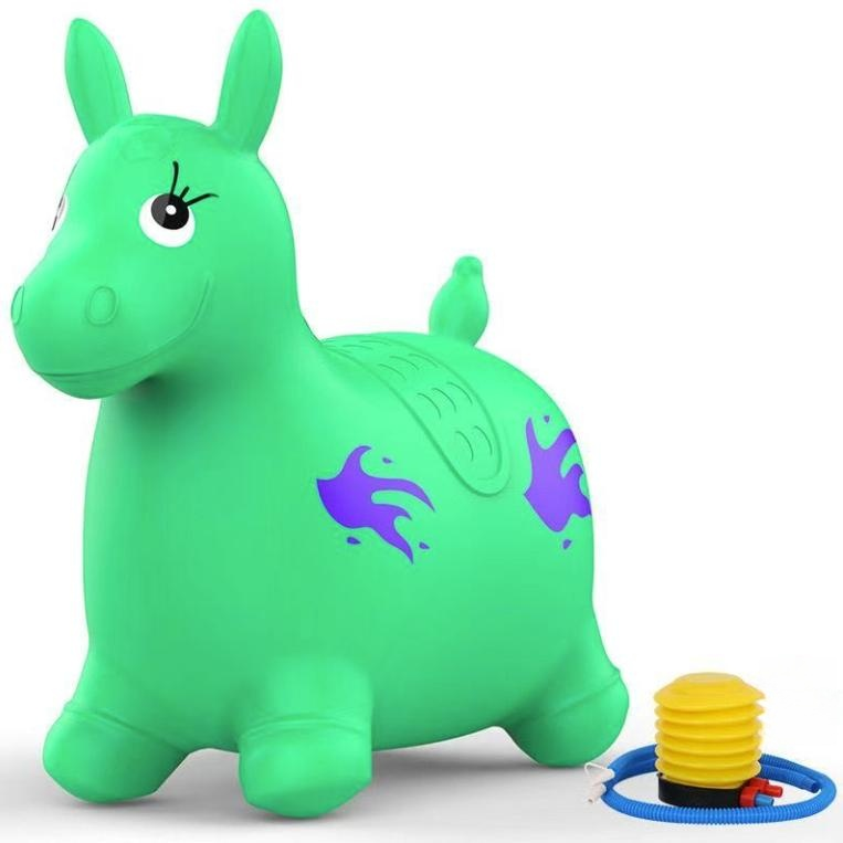 Non-Toxic Rubber Children's Inflatable Bouncing Horse Toy