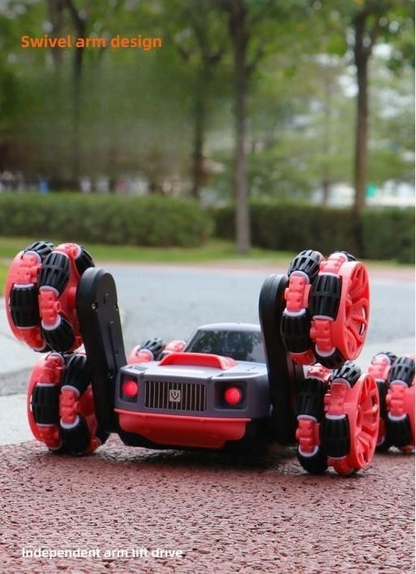 Six-Wheel Remote Control Transforming Stunt Off-Road Climbing Vehicle