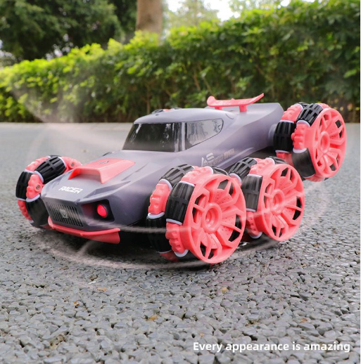 Six-Wheel Remote Control Transforming Stunt Off-Road Climbing Vehicle