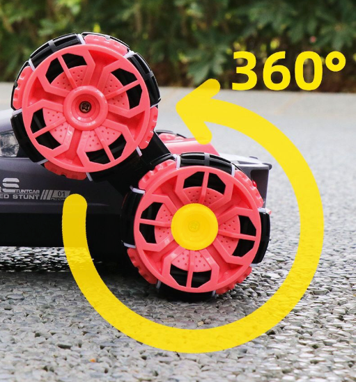 Six-Wheel Remote Control Transforming Stunt Off-Road Climbing Vehicle