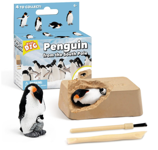 Children's Educational Exploration Penguin DIY Toy for Digging and Discovering