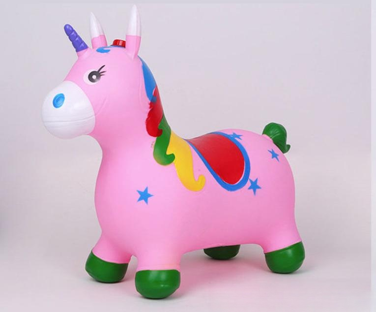 Non-Toxic Rubber Children's Inflatable Bouncing Horse Toy